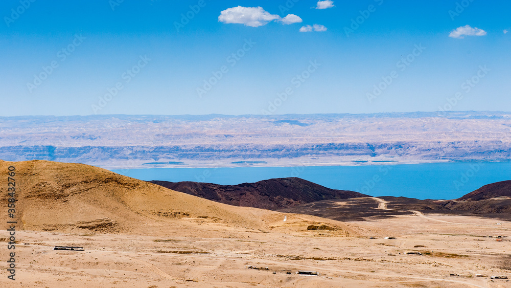 It's Dead Sea and the nature of a desert in Jordan