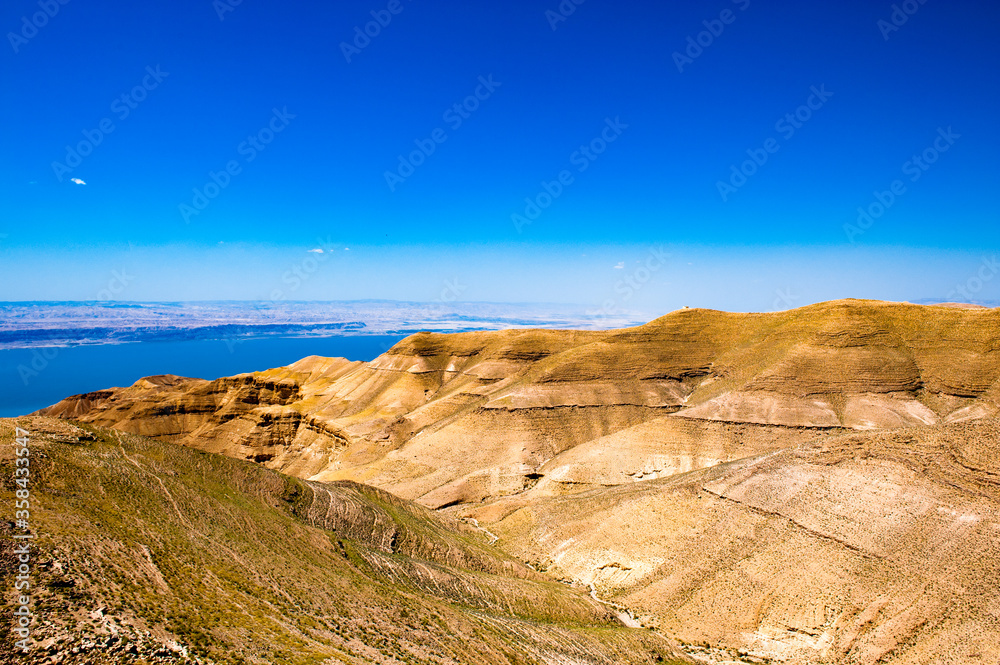 It's Dead sea and the hills of Jordan It's Dead sea and the hills of Jordan