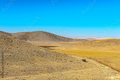 It's Desert near the ancient Persian city of Pasargad, Iran. UNESCO World Heritage