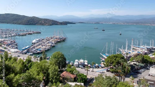 Fethiye Day to night timelapse  photo