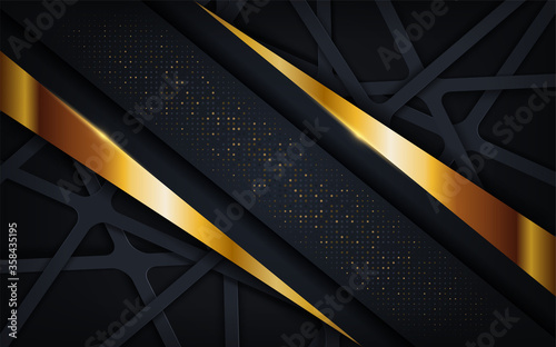 Abstract navy background with random lines shape. elegant modern background. Graphic design element.