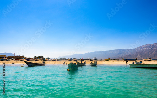 It's Lagoon on the Socotra Island, Yemen. UNESCO World Heritage