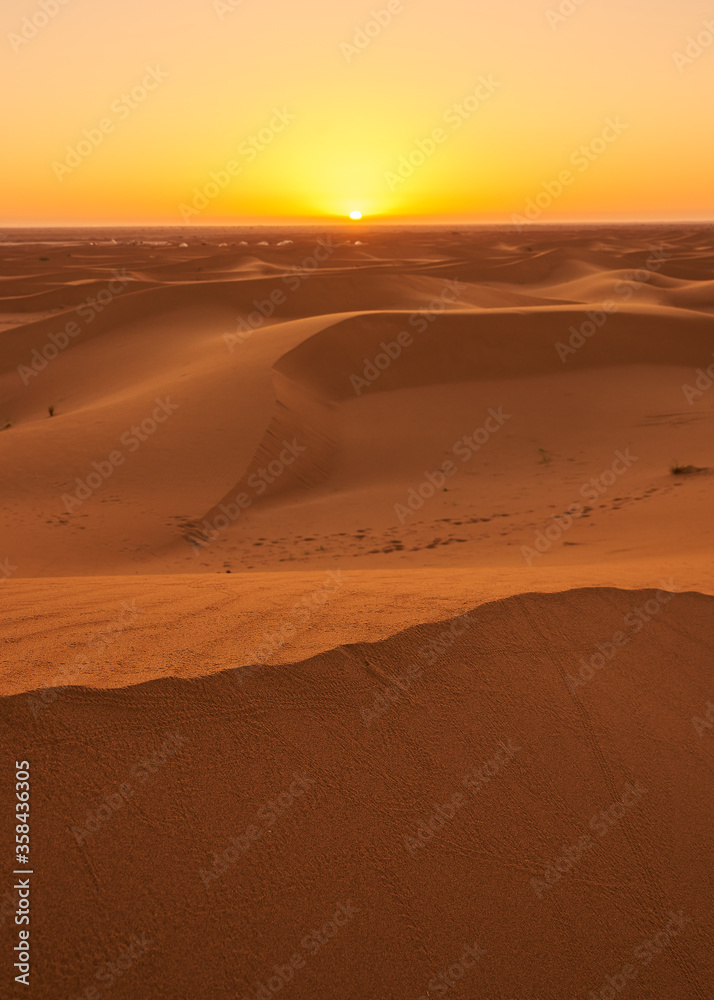 Sand dunes Sunrise 