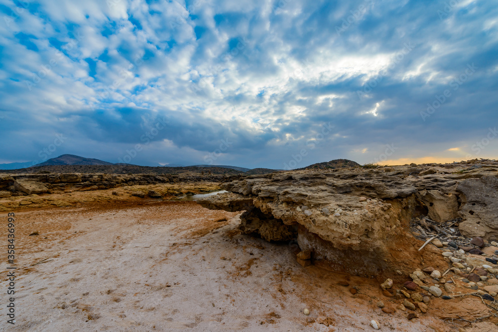 It's Rock formations on the Socotra Island, Yemen. UNESCO World Heritage