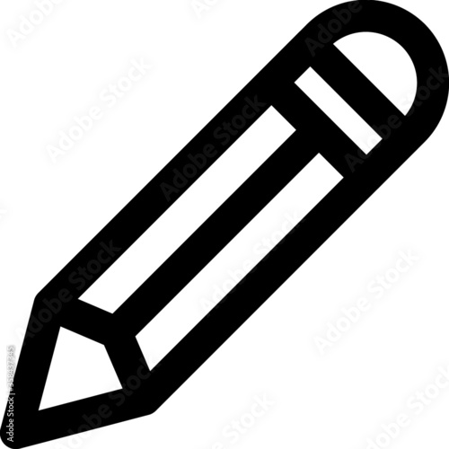 pencil icon vector for web and apps