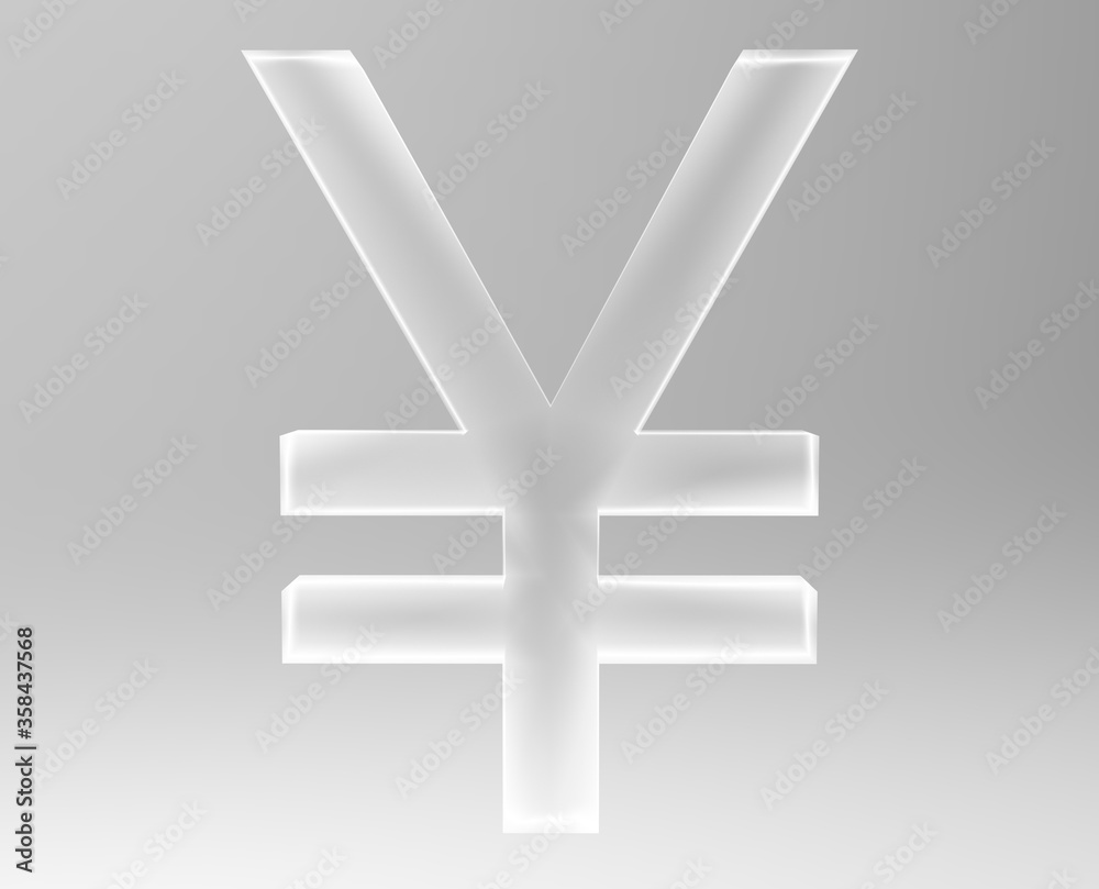 Yen symbol sign isolated Japanese yen JPY 3d render
Yen symbol sign isolated Japanese yen JPY 3d render