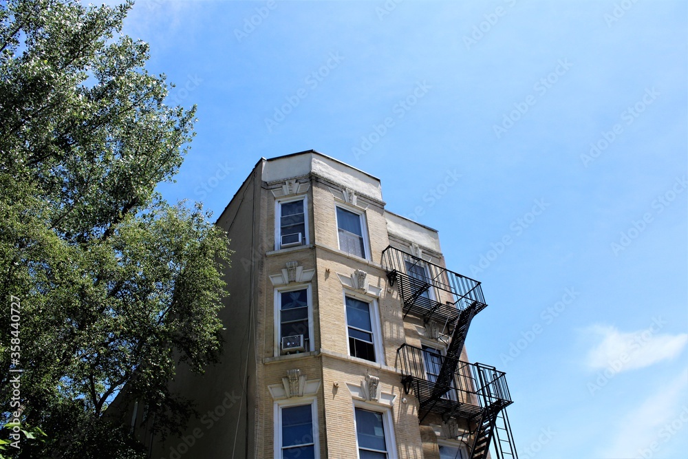 photo of a building in an urban area in the bronx new york
