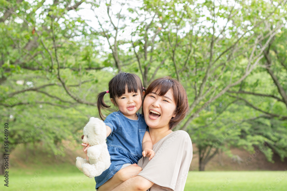 親子 笑顔 親子 笑顔