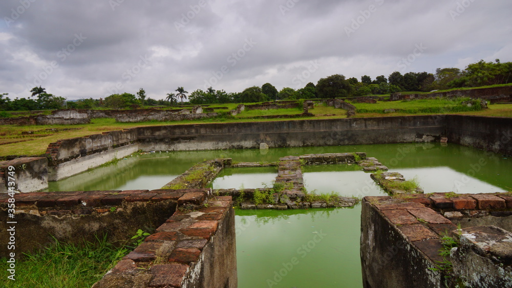 The ruins of the ancient  palace  in Banten Indonesia