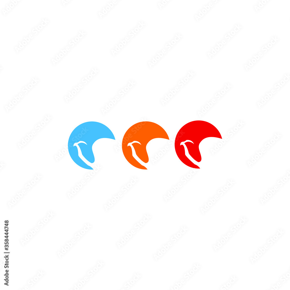 red and yellow question mark bird logo red and yellow question mark bird logo