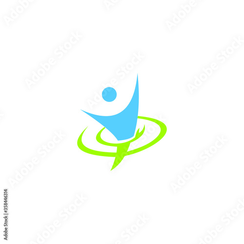 vector illustration of an abstract logo healty 