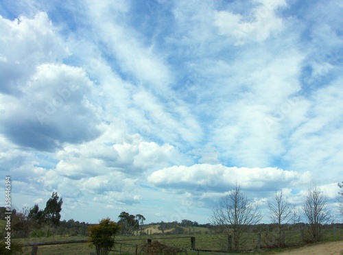 Big Blue Sky with Clouds