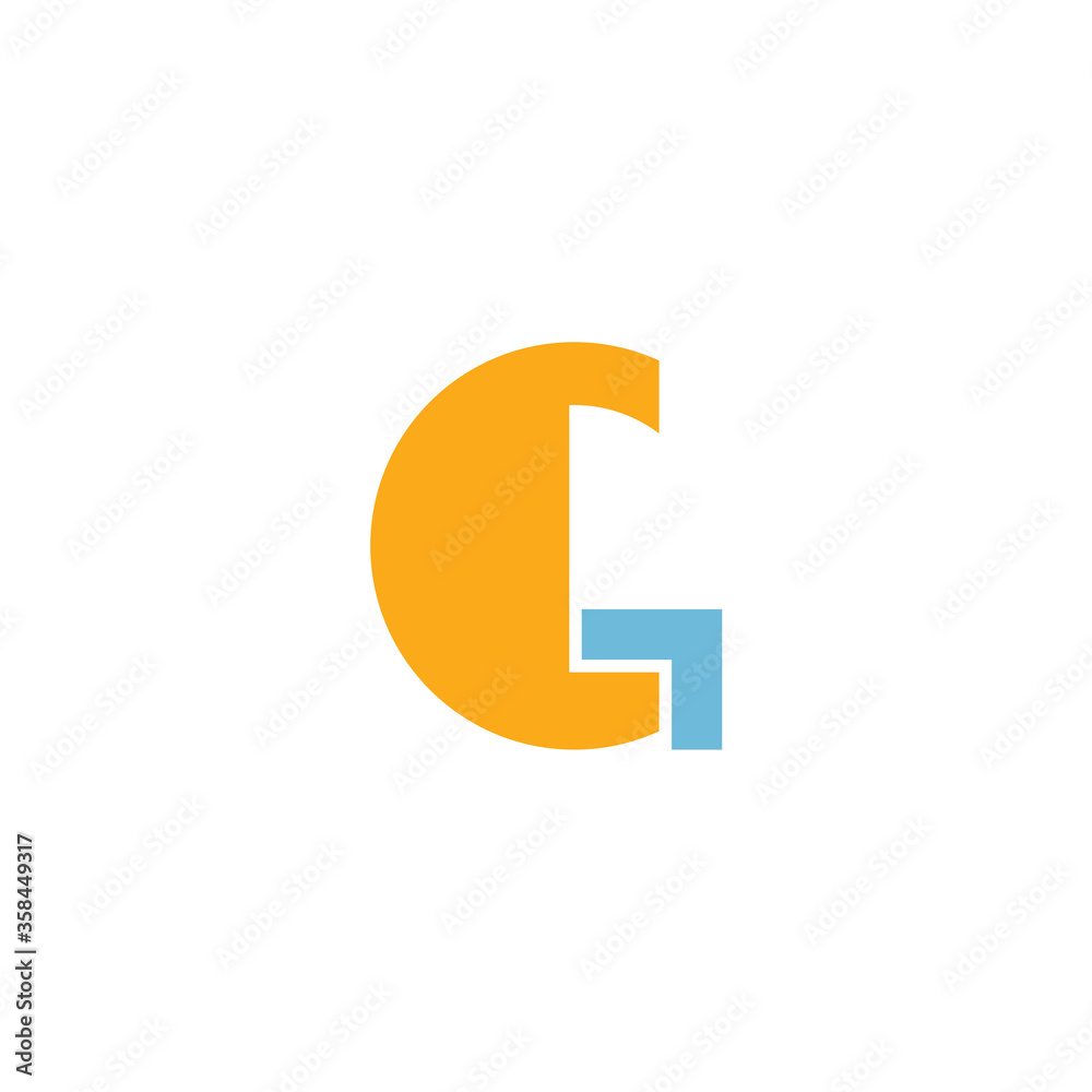initial letter G logo and arrow design template initial letter G logo and arrow design template