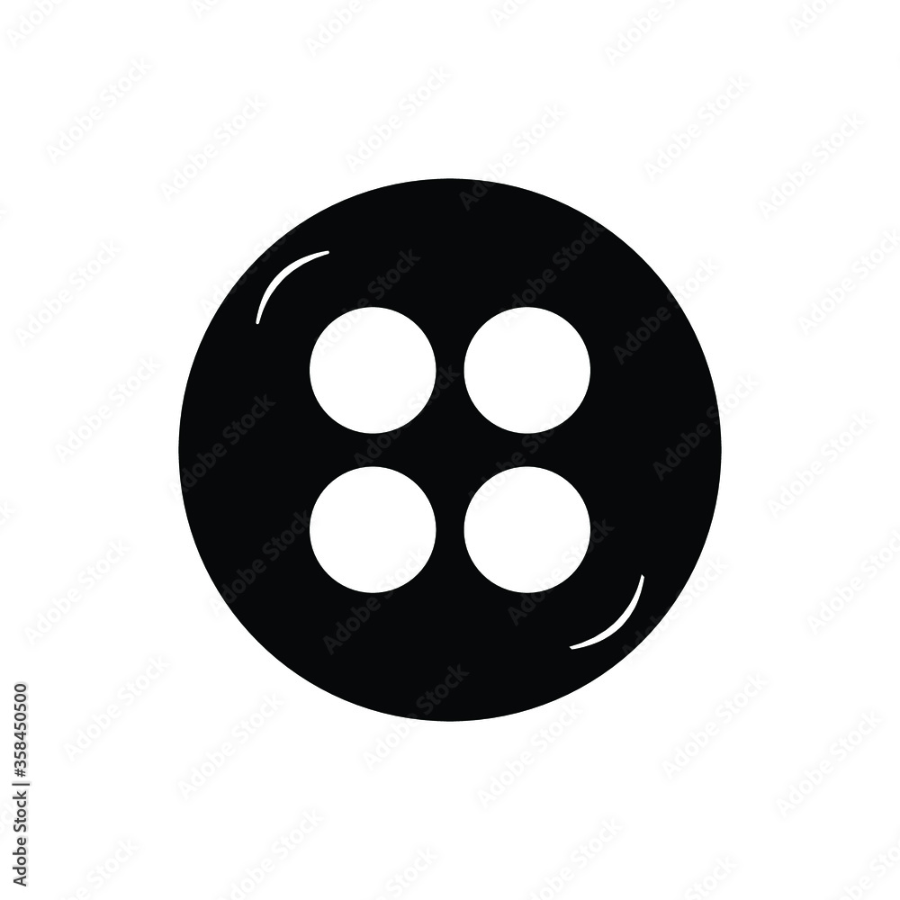 black and white buttons