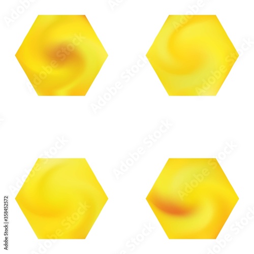 Collection of hexagonal mesh backgrounds.