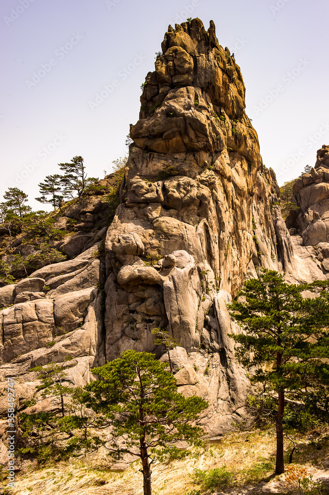 It's Nature of the Mount Kumgang (Diamond Mountain) of the Mount Kumgang Tourist Region in North Korea