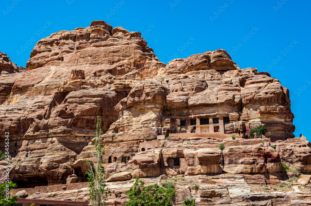 It's Canyon in Petra (Rose City), Jordan. The city of Petra was lost for over 1000 years. Now one of the Seven Wonders of the Word It's Canyon in Petra (Rose City), Jordan. The city of Petra was lost for over 1000 years. Now one of the Seven Wonders of the Word