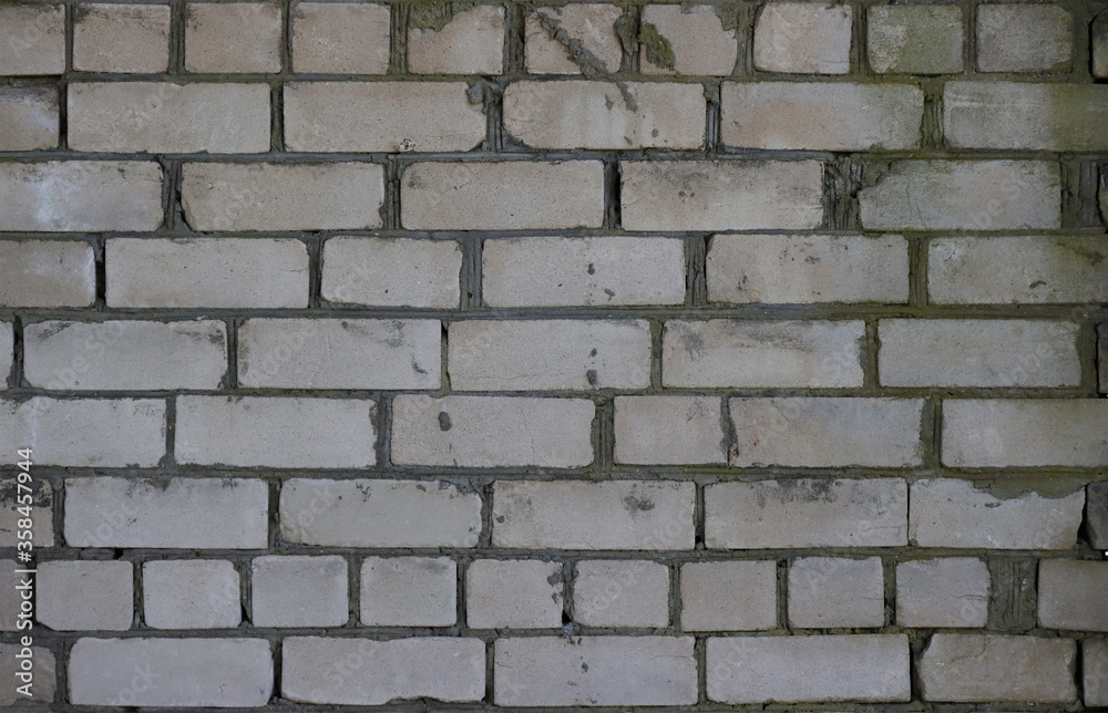 Obraz premium Silicate brick masonry.