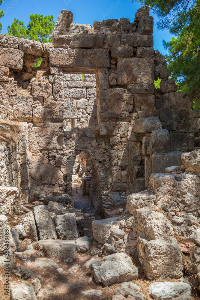 Ruins of the old ancient city. Ruins of the old ancient city.