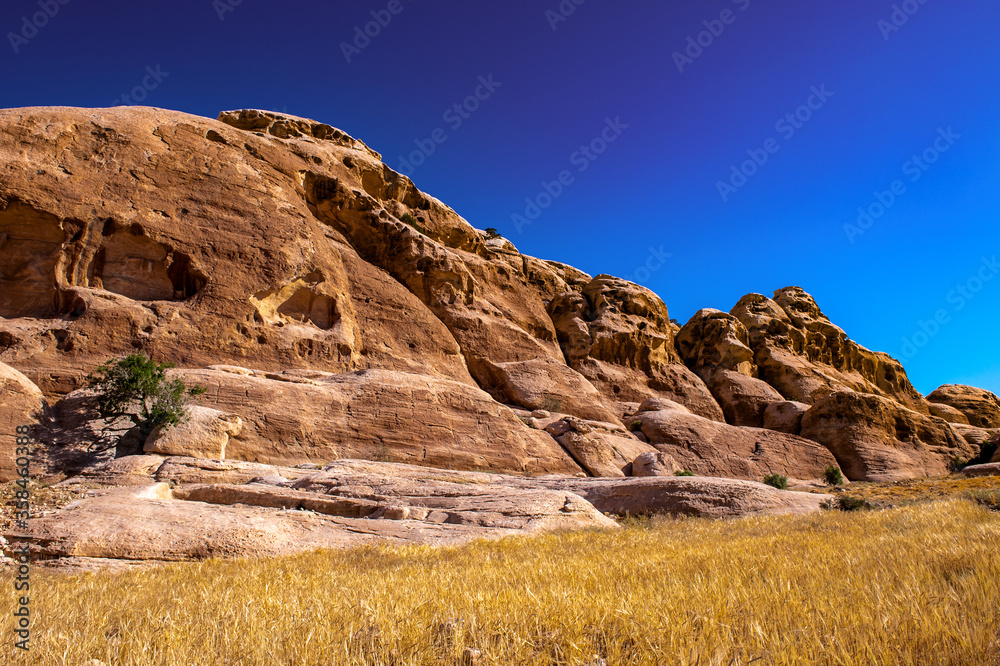 Fototapeta premium It's Nature of Beidha, a major Neolithic archaeological site