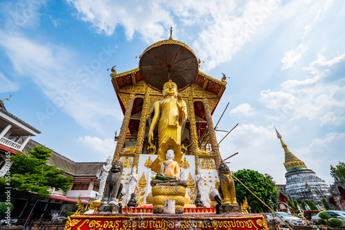 Bupparam temple in Chiang Mai province photo