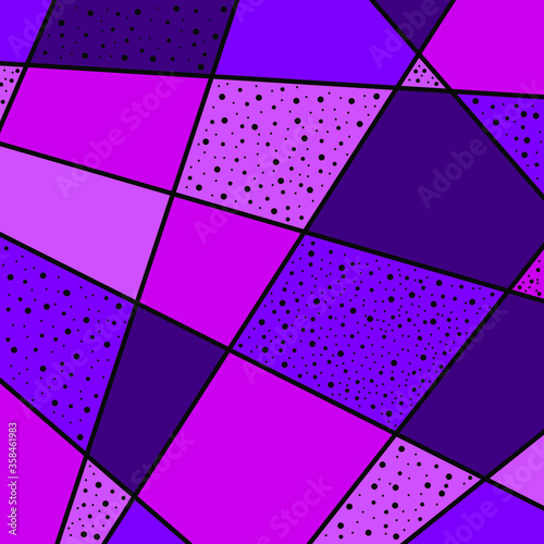 Abstract geometric pattern. Vector artistic illustration.