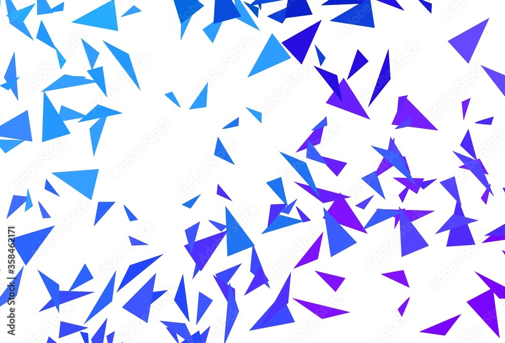 Light Pink, Blue vector background with polygonal style. Light Pink, Blue vector background with polygonal style.