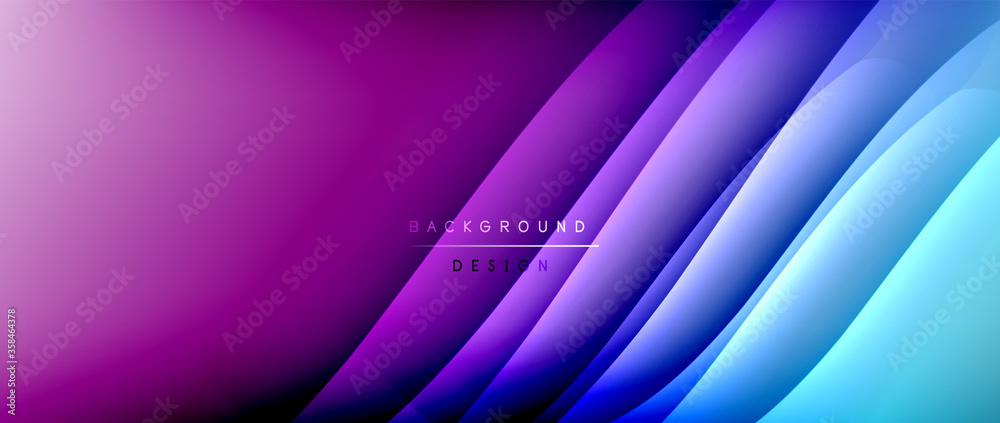 Fluid gradient waves with shadow lines and glowing light effect, modern flowing motion abstract background for cover, placards, poster, banner or flyer Fluid gradient waves with shadow lines and glowing light effect, modern flowing motion abstract background for cover, placards, poster, banner or flyer