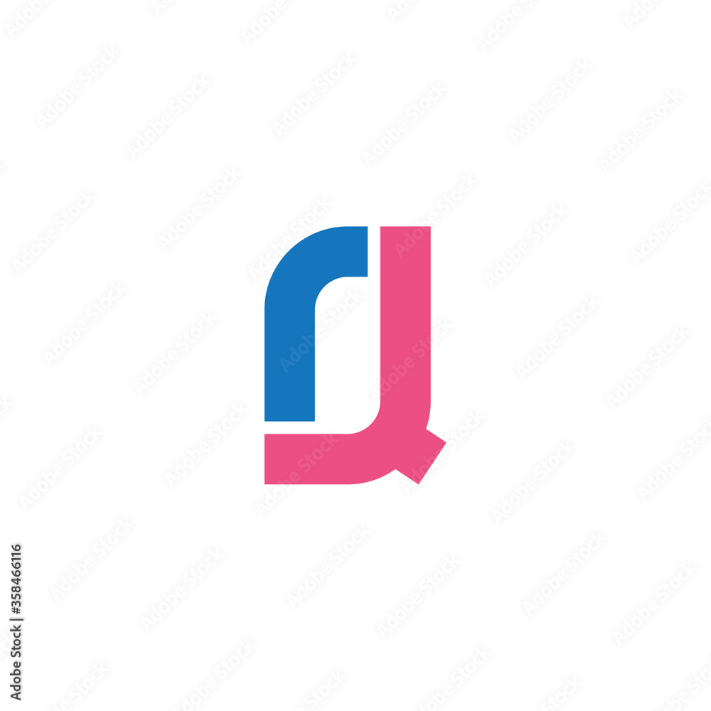 initial letter Q logo, line art style design template initial letter Q logo, line art style design template