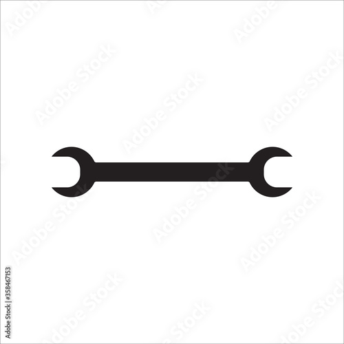 wrench tool icon vector