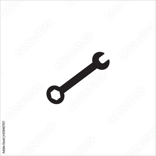 wrench tool icon vector