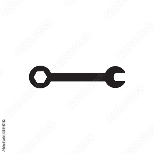 Wrench tool icon vector