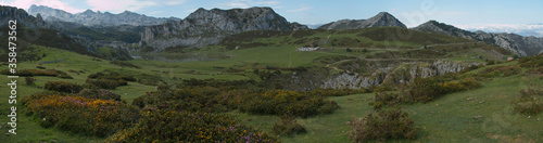 Landscape at Lagos de Covadonga in Picos de Europa National Park in Asturias,Spain,Europe
