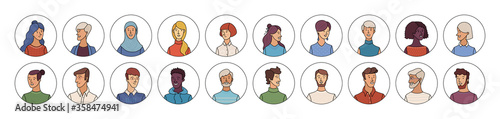 People icons set