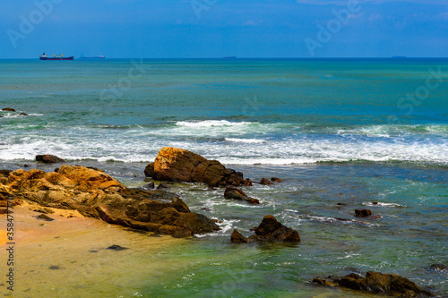 Ocean coast of Sri Lanka