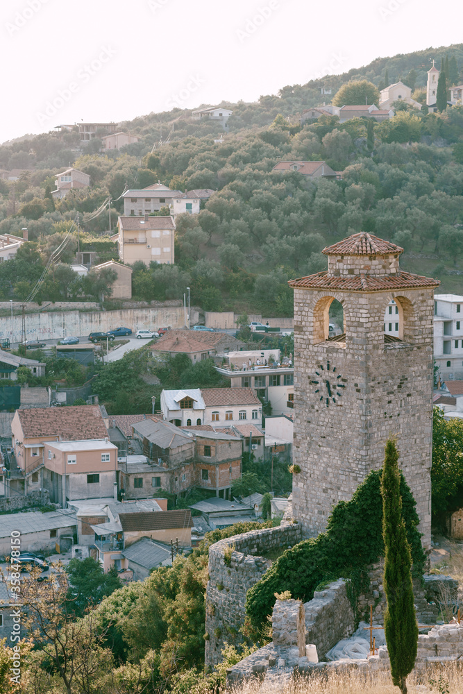 Clock Tower at Old Town Bar, Montenegro