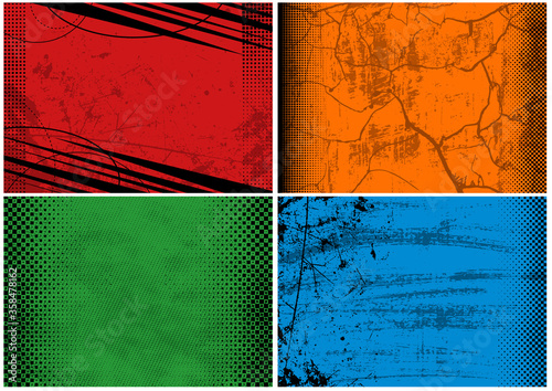 Grunge Background with Text...