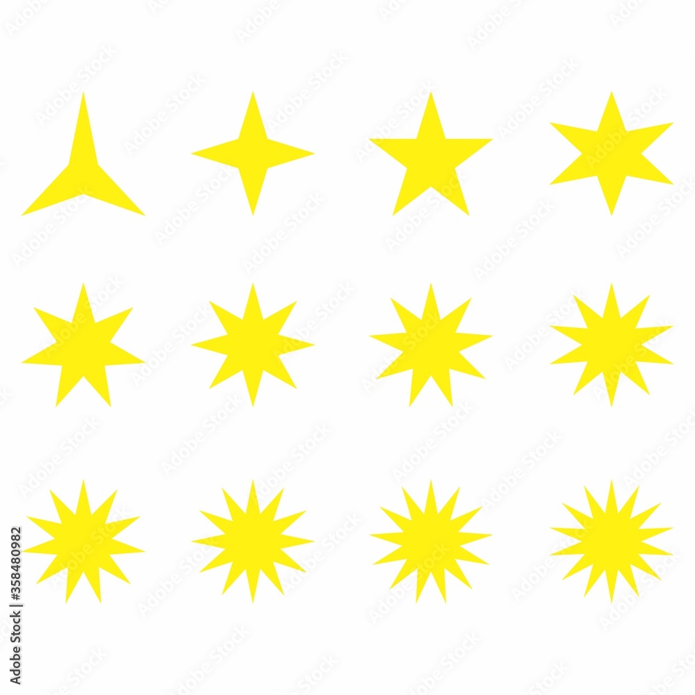 vector like a sun with a lot of pointed angles vector like a sun with a lot of pointed angles