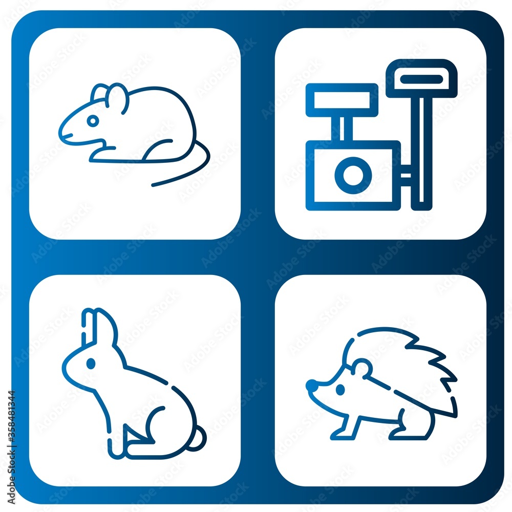 mammal icon set mammal icon set