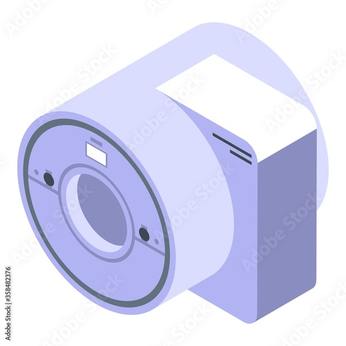Modern mri equipment icon. Isometric of modern mri equipment vector icon for web design isolated on white background