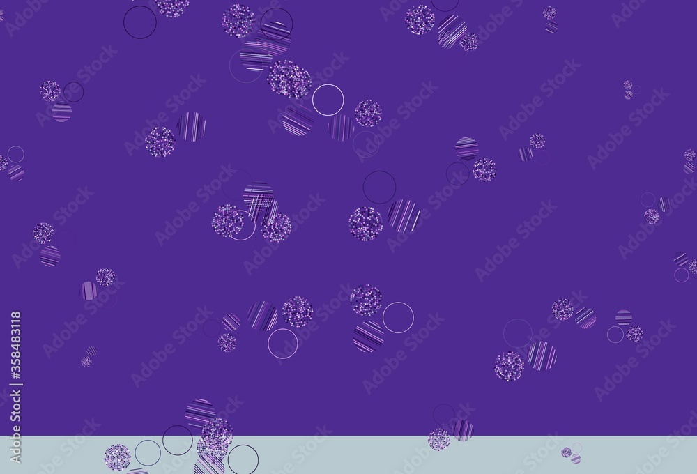 Light Pink vector background with bubbles. Light Pink vector background with bubbles.
