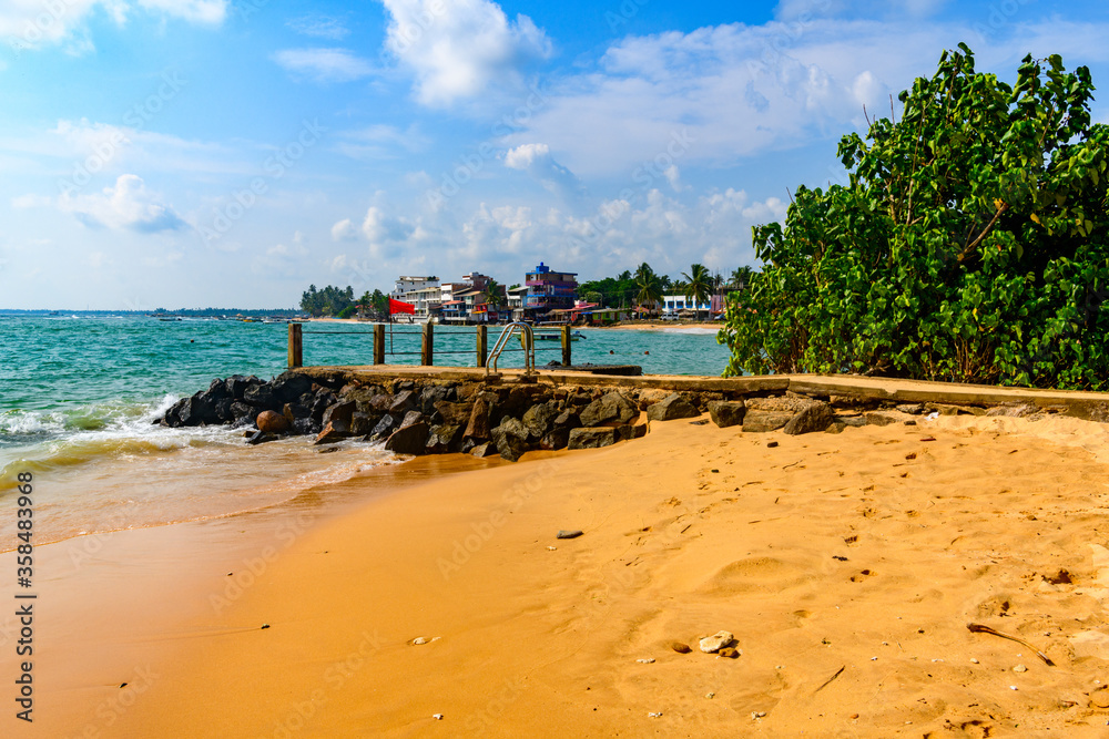 Sand Coast of Sri Lanka.
