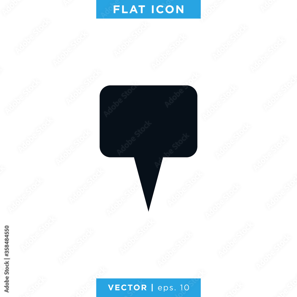 Map pin icon design template Map pin icon design template