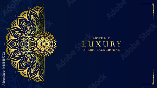 Luxury Mandala Abstract Background For print, poster, cover, brochure, flyer, banner