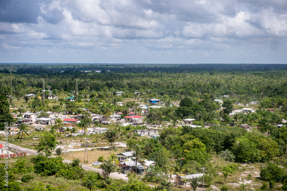 It's Aerial landscape of Guyana, South America