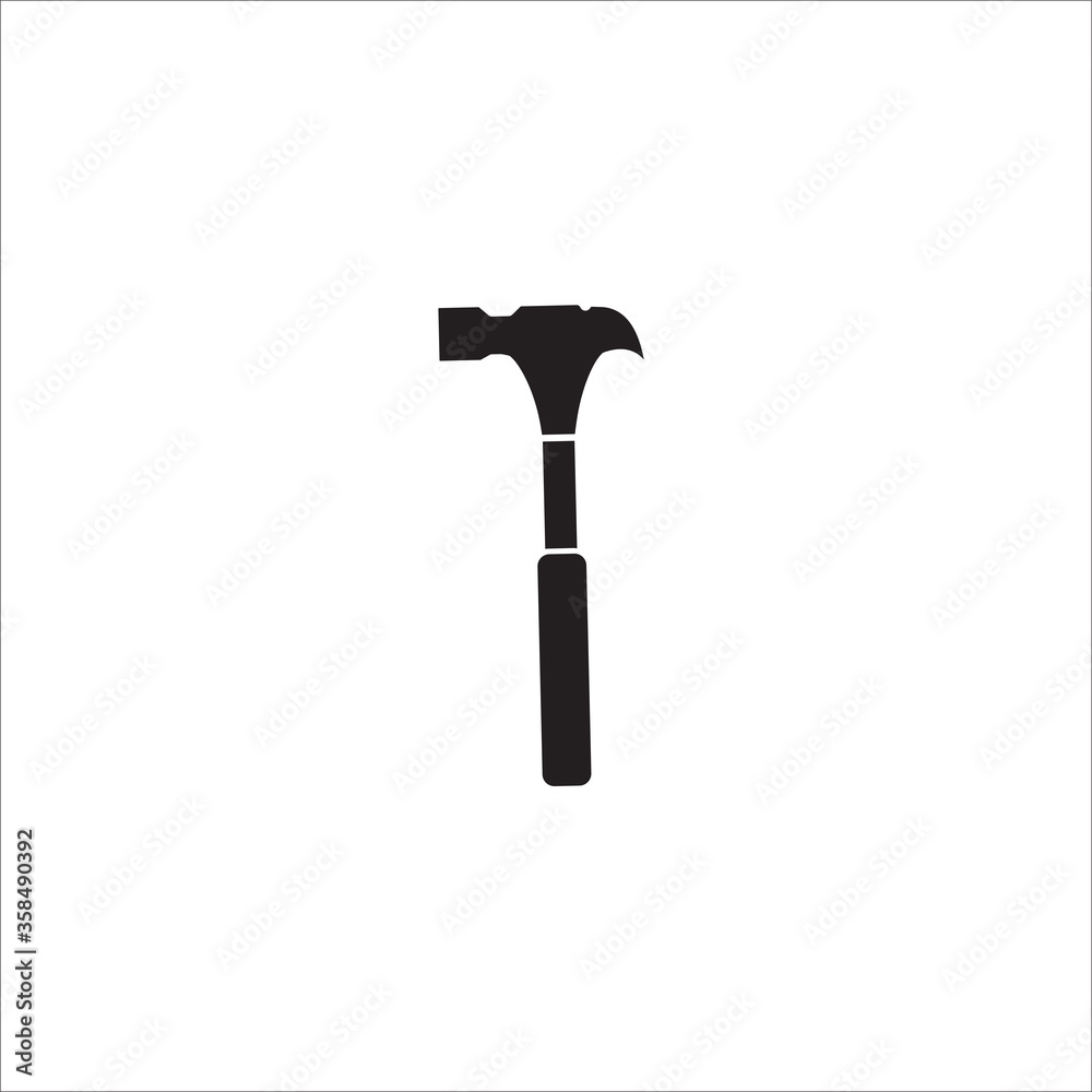 hammer tool icon vector hammer tool icon vector