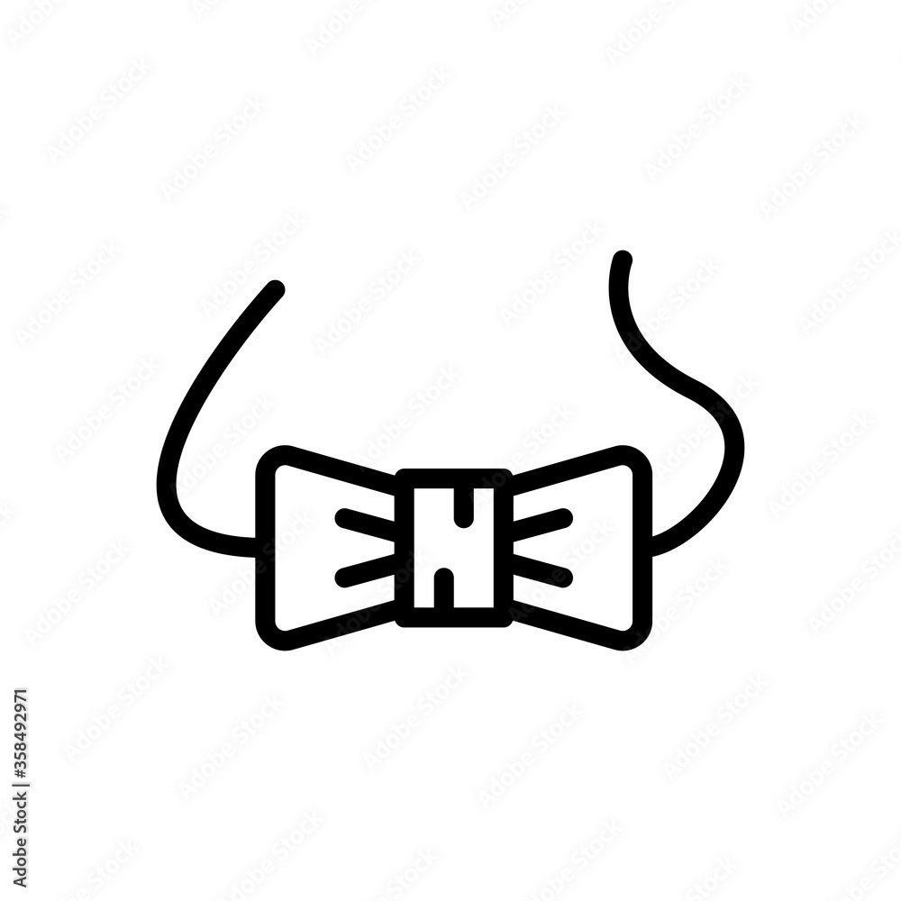 bow tie icon in line style. vector illustration for graphic designer, website, UI isolated on white background. EPS 10 bow tie icon in line style. vector illustration for graphic designer, website, UI isolated on white background. EPS 10