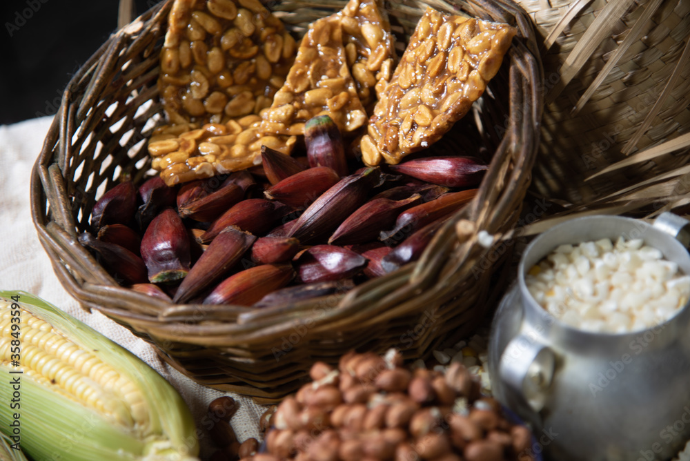 Obraz premium Typical foods of the June festivals in Brazil