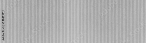 Gray grey white striped natural cotton linen textile texture background banner panorama 