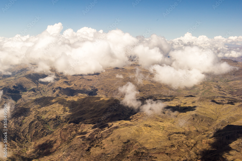 It's Clouds and mountains of Peru
